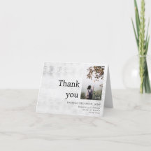 Afstuderen Foto Hartelijk dank Rustic