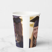 Afstuderen Foto Jaar Klasse van 2024 Papieren Bekers (Rechts)