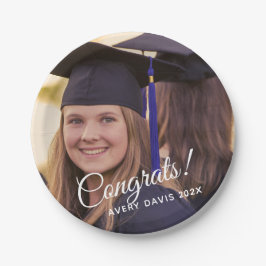 Afstuderen Foto Jaar Klasse van 2024 Papieren Bordje