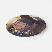 Afstuderen Foto Jaar Klasse van 2024 Papieren Bordje (Gekanteld)