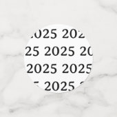 Afstuderen Foto Jaar Naam Tabel Confetti (Kleine voorkant)