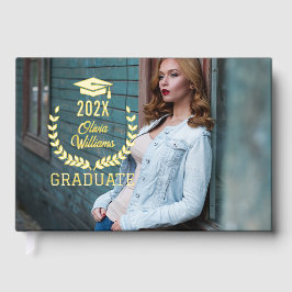 Afstuderen Foto Keepsake Graduation Party Folie Gastenboek