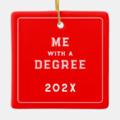 Afstuderen Foto Keepsake Keramisch Ornament (Voorkant)