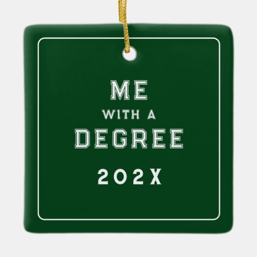 Afstuderen Foto Keepsake Keramisch Ornament (Voorkant)