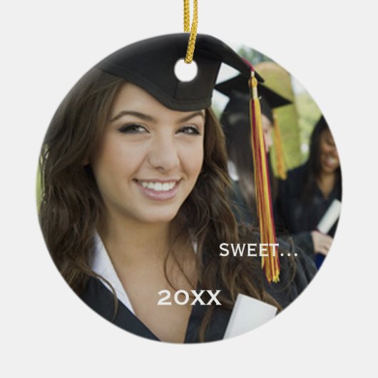 Afstuderen foto Keepsake Ornamenten (Voorkant)