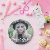 Afstuderen Foto Klasse 20XX Gefeliciteerd, aangepa Papieren Bordje (Feest)