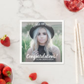 Afstuderen Foto Klasse 20XX Gefeliciteerd, aangepa Servet (Insitu)