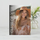 Afstuderen Foto - Klasse van elk jaar Afstudeerder Kaart (Staand voorkant)