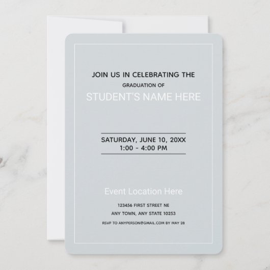 Afstuderen Foto Laten we vieren Kaart (Achterkant)