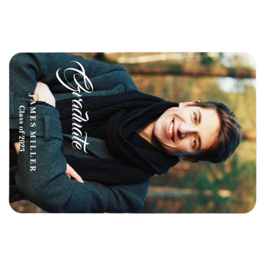 Afstuderen Foto Magnet Magneet (Horizontaal)