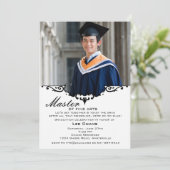 Afstuderen Foto Mantle Invitation Kaart (Staand voorkant)