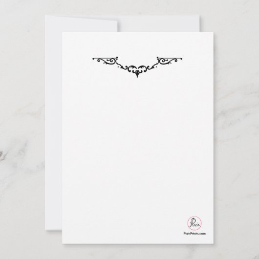 Afstuderen Foto Mantle Invitation Kaart (Achterkant)