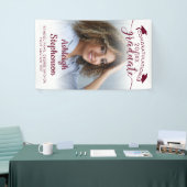 Afstuderen Foto Maroon Congrats Afstudeerder Scrip Spandoek (Beurs)