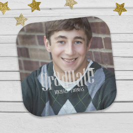 Afstuderen Foto minimalistisch eenvoudig modern Af Papieren Bordje