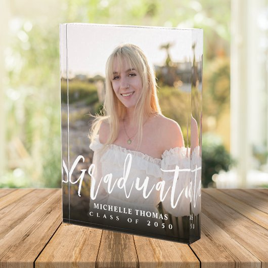 Afstuderen foto minimalistisch eenvoudig script