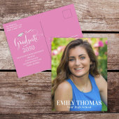 Afstuderen Foto minimalistisch Eenvoudig Script Ro Briefkaart