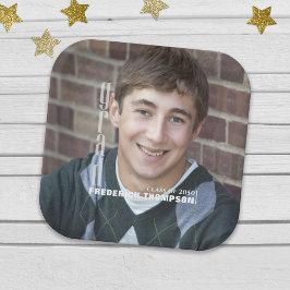 Afstuderen Foto minimalistisch elegant Afstudeerde Papieren Bordje