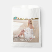 Afstuderen Foto minimalistisch modern legant scrip Bedankzakje (Voorkant)