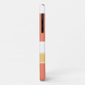 Afstuderen foto Modern Chic Trendy Peach Case-Mate iPhone Case (Achterkant/links)