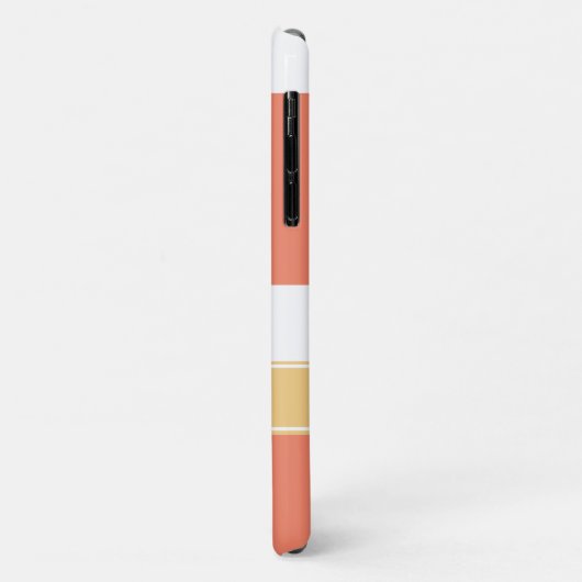 Afstuderen foto Modern Chic Trendy Peach Case-Mate iPhone Case (Achterkant/links)