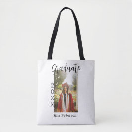 Afstuderen foto Modern Classic Voeg jaarnaam rusti Tote Bag