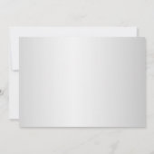 Afstuderen Foto Modern Silver Grey 2023 Afstudeerd Aankondiging (Achterkant)