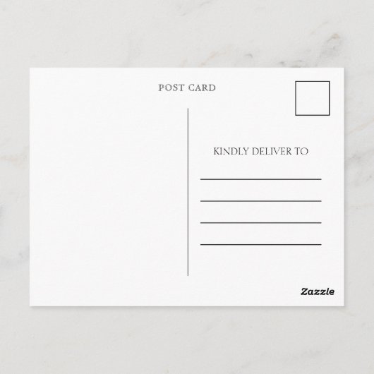 Afstuderen Foto Moderne Aankondiging Card 2022 Briefkaart (Achterkant)