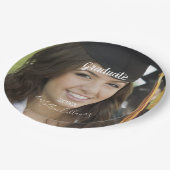 Afstuderen Foto naam Afstuderen Jaar Papieren Bordje (Gekanteld)