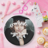 Afstuderen Foto naam Afstuderen jaar Papieren Bordje (Feest)