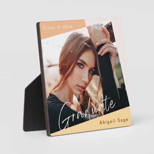 Afstuderen Foto Natural Modern Fotoplaat (Voorkant)