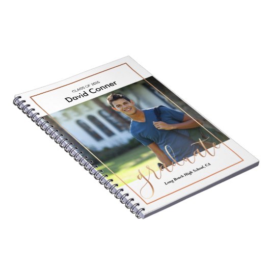 Afstuderen Foto Notitieboek | Klasse van 2025 (Rechterzijde)