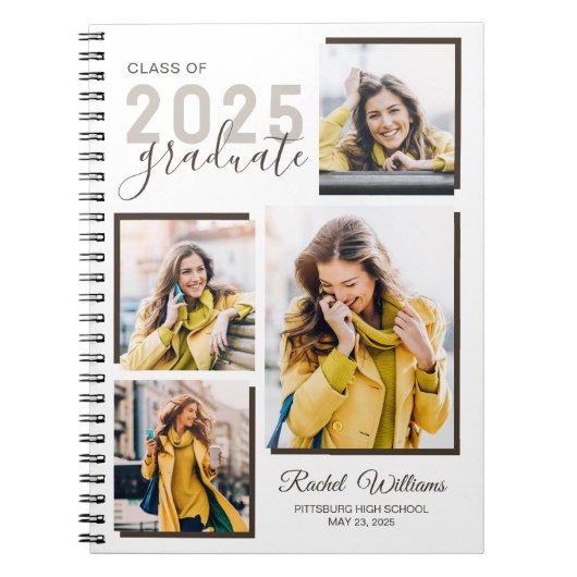 Afstuderen Foto Notitieboek | Klasse van 2025 (Voorkant)