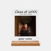 Afstuderen Foto Party Tekenen – Aangepaste naam Acryl Bord (Voorkant)