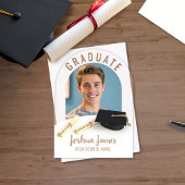 Afstuderen Foto Pet & Scroll Afstuderen Acryl Uitnodigingen