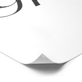 Afstuderen Foto Prop Lijst Modern minimalist Poster (Hoek)