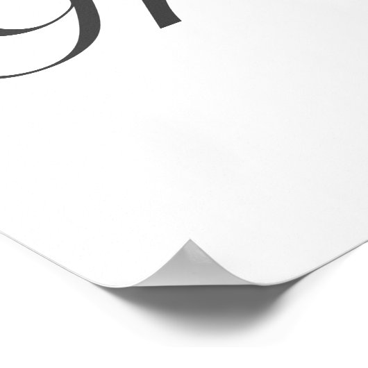 Afstuderen Foto Prop Lijst Modern minimalist Poster (Hoek)