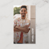 Afstuderen foto QR-code Contactkaartje (Voorkant)