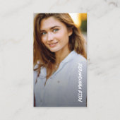 Afstuderen foto QR-code Contactkaartje (Voorkant)