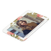 Afstuderen foto | Romantische Waterverf Magneet (Linkerzijde)