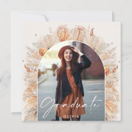 Afstuderen foto rustige pampas botanisch kaart