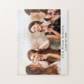 Afstuderen foto schoolnaam legpuzzel (Verticaal)