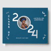 Afstuderen foto Senior Class Year Silver Gastenboek (Voorkant)