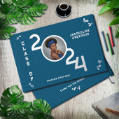 Afstuderen foto Senior Class Year Silver Gastenboek