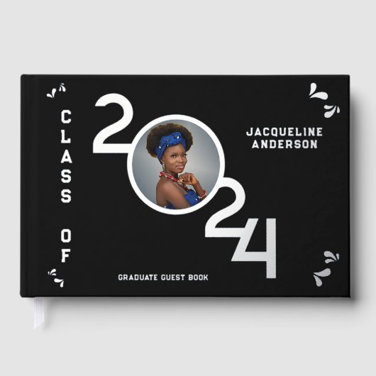 Afstuderen foto Senior Class Year Silver Gastenboek (Voorkant)