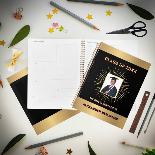 Afstuderen foto Senior High School Afstuderen Gold Planner