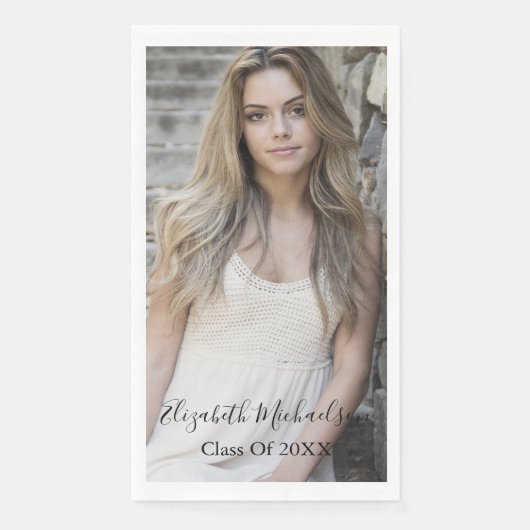 Afstuderen Foto Servet (Voorkant)