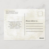 Afstuderen Foto Simple Minimalist Mortar Board Briefkaart (Achterkant)