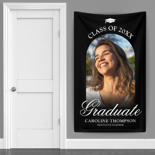 Afstuderen foto spandoek