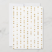 Afstuderen foto Sparkle Flowers Glitter Confetti Kaart (Achterkant)