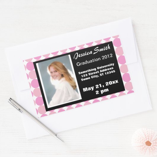 Afstuderen Foto Sticker (Envelop)